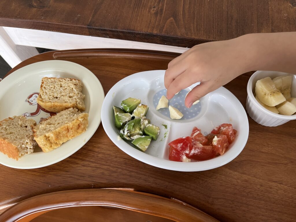 2歳児，朝ごはん，朝食，普通，，幼児，リアル，簡単